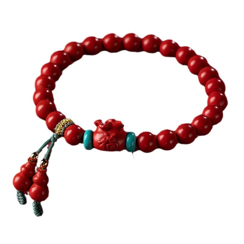 2025 New Cinnabar Lucky Bag Bracelet, Women's Fashion Jewelry, Girls' Gifts