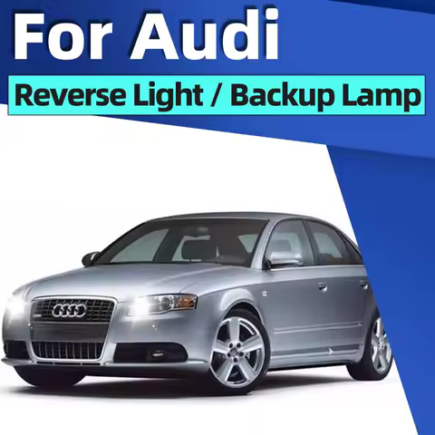2x 6000K Car LED Daytime Running Lights For Audi A3 8P A4 B7 A6 C6 A8 4E Q7 TT 8J Canbus 1156 P21W Ba15s DRL LED No Error
