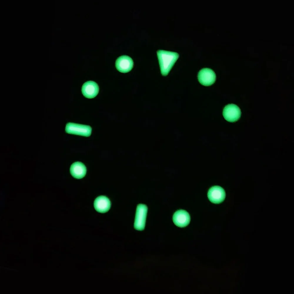 NEW 33.5mm Sterile Luminous Watch dial Fits ETA2836 Miyota 8215 8205 DG2813 Movement Green/Blue/Black Dial