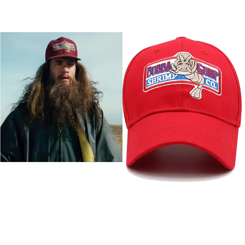 Gorra de Béisbol de Alta Calidad para Hombre y Mujer, Ajustable, de Algodón, con Bordado de Forrest Gump, Gorra Trucker con Cierre a Presión, Unisex, para Verano