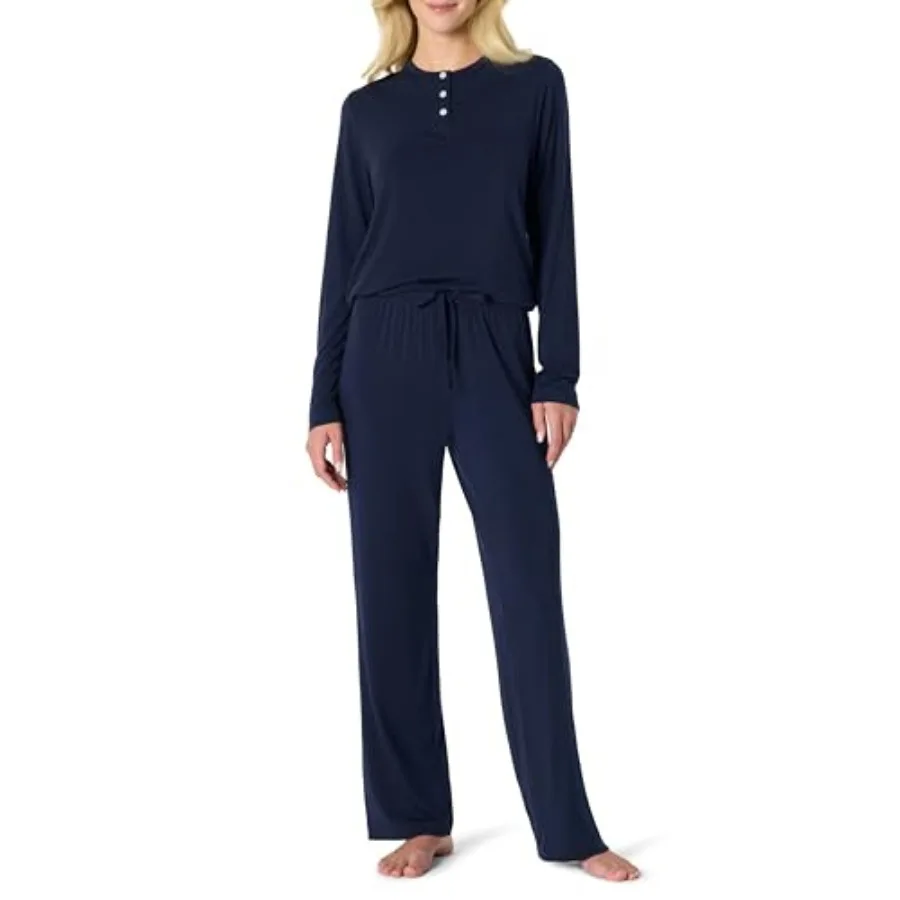 x Sofia Grainge Women's Long Sleeve Henley Pajama Set