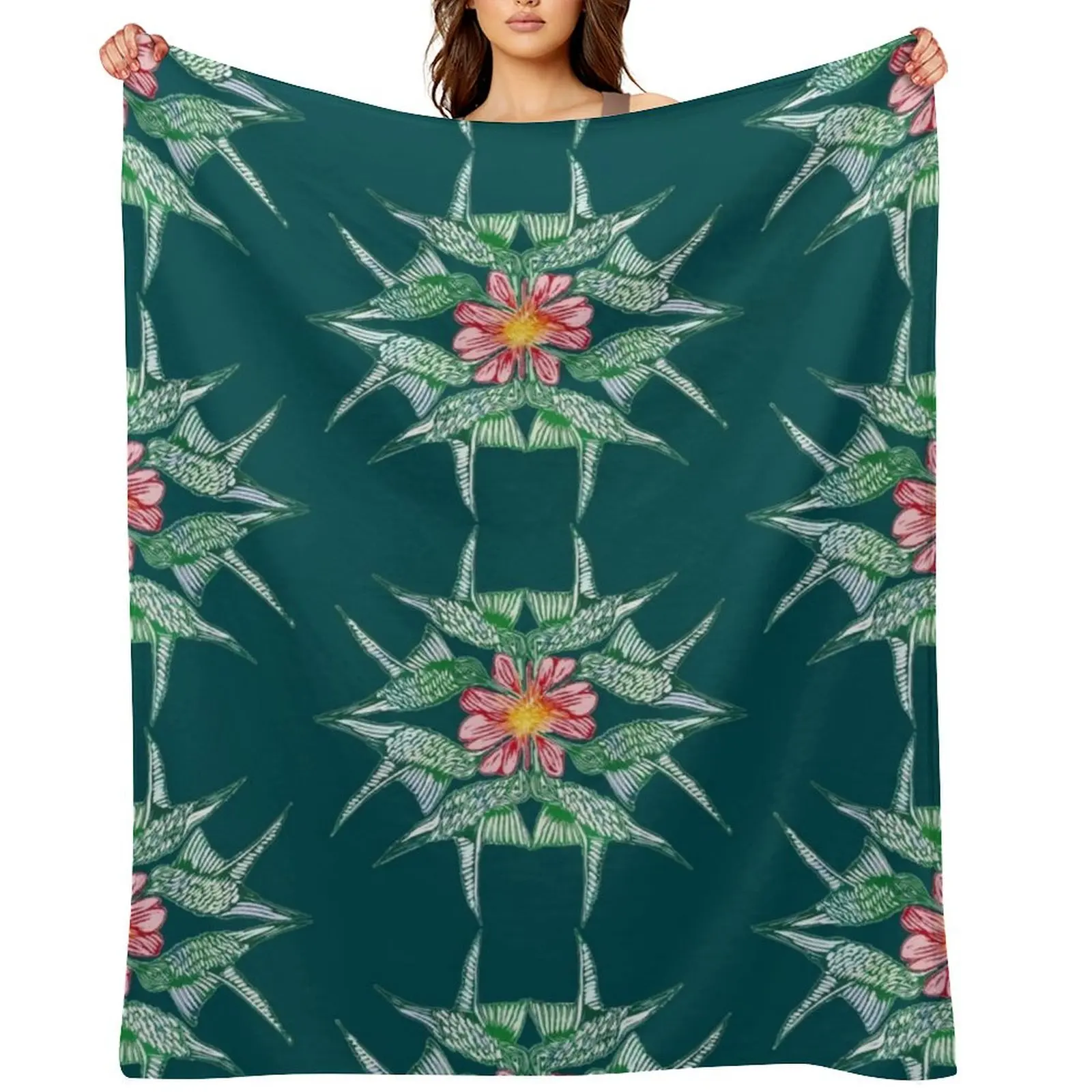 

Field Colibri Throw Blanket Travel Sleeping Bag Sofa Quilt Soft Big Blankets