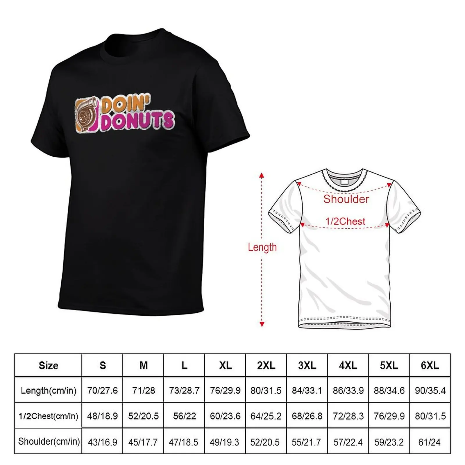 Doin' Donuts Funny Drift Racing Shirt T-Shirt vintage anime shirt hippie clothes mens t shirts top quality