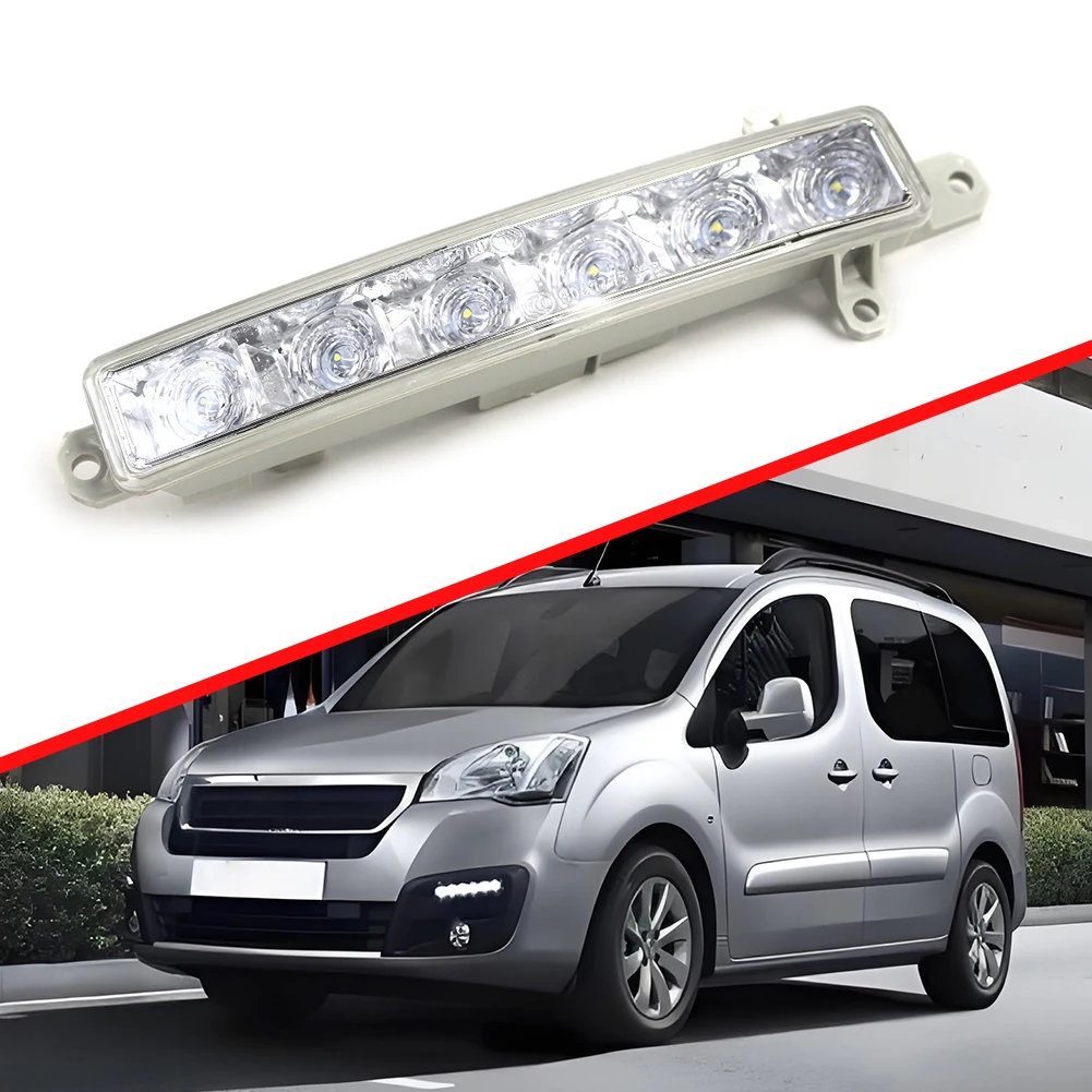 Car Front Bumper Daytime Running Lights 9802795580 LED Daytime Running Light 045448 044862 for Citroen C1 C3 Berlingo C-Elysee