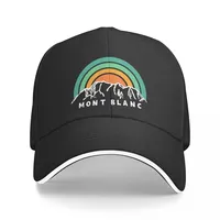 Mont Blanc 4810 Mountain TMB Savoy Trekking Tour Hiking in France Italy Baseball Cap fashionable fishing hat Caps Women Men's