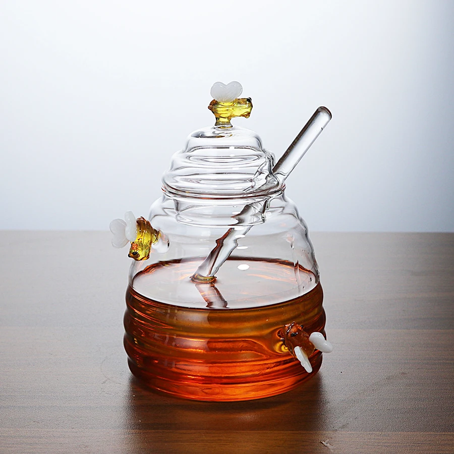 1 stuks glazen honingpot met l - Highball Glass Set recensie en prijs