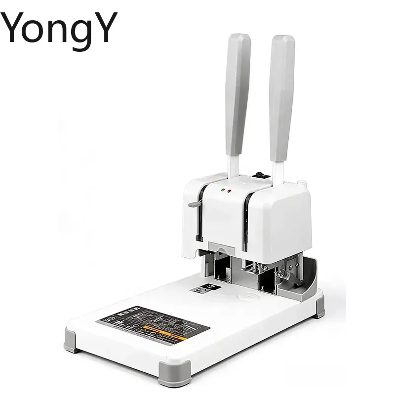Hot Melt Rivet Tube Archive Bill Office Punching Machine Office Archive Bill Punch and Binding Machine Accounting Book Binding