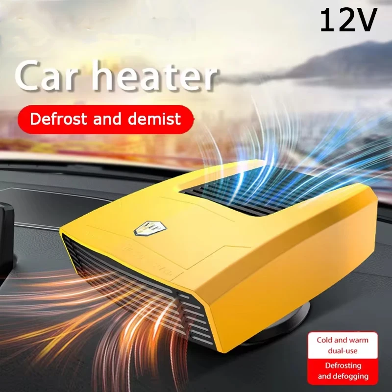 

Car Heater Portable 12VLow Power 360°Rotation Defrost Defogger Overheat Prevention Fast Heating Foldable for Winter
