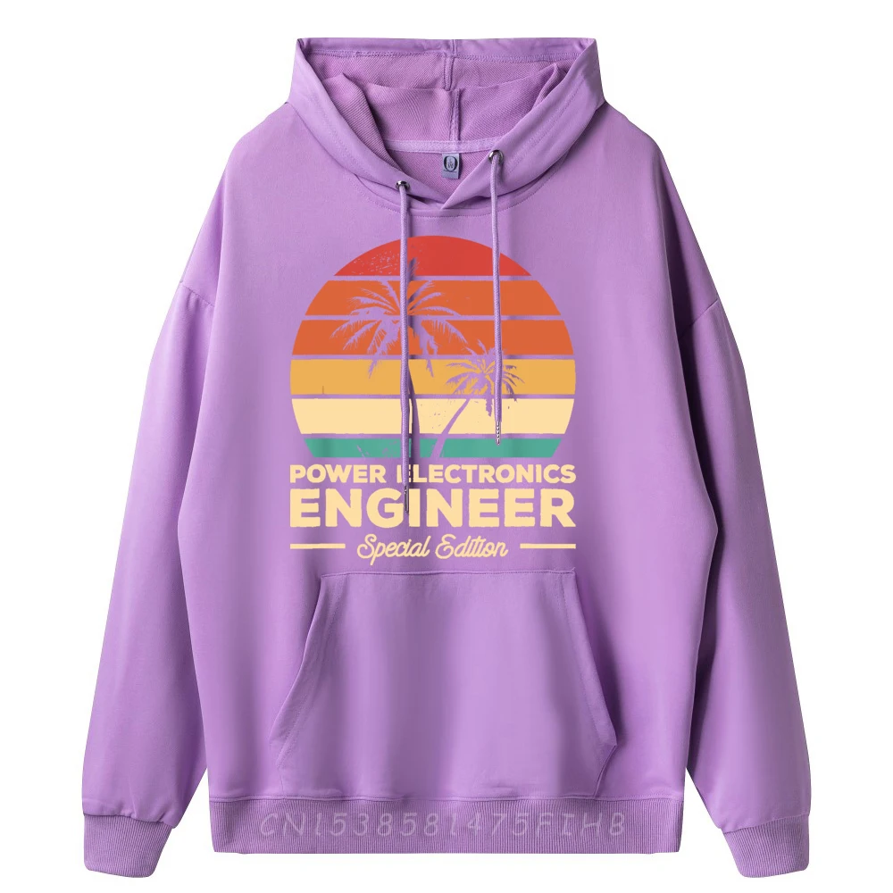 Geek Vintage Power Electronics Engineer Engineering ملابس منقوشة بكم طويل البلوز أحدث طاقم الرقبة رجل هوديس