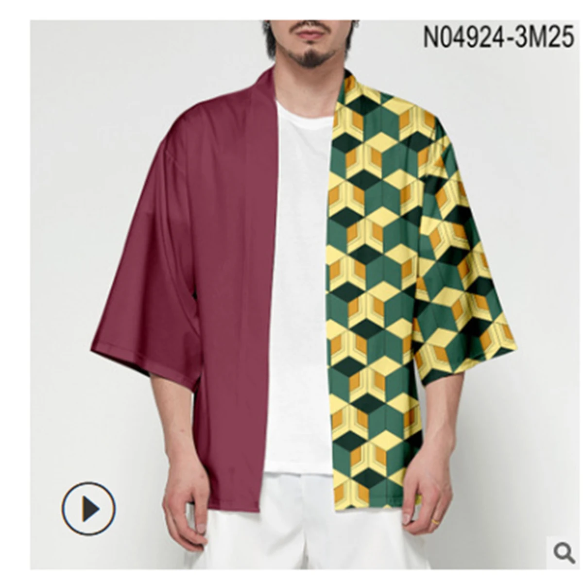 أنيمي شيطان القاتل الكبار الأطفال الفحم جيرو يو فول مطبوعة سترة عباءة كيمونو #2