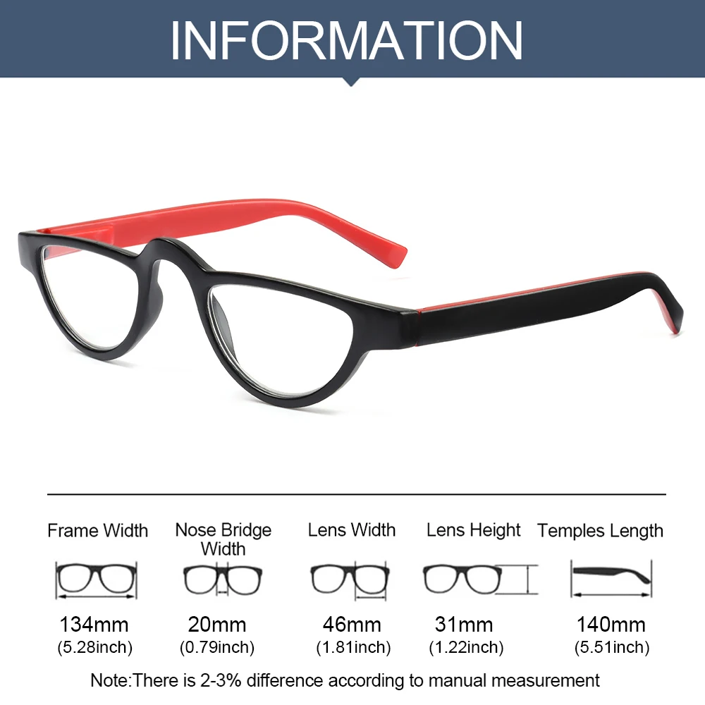 New Cat Eye Reading Glasses for Women Men Lightweight Clear Lens Presbyopic Eyeglasses Fashion Leopard Readers Eyewear +0~+3.5 image 6