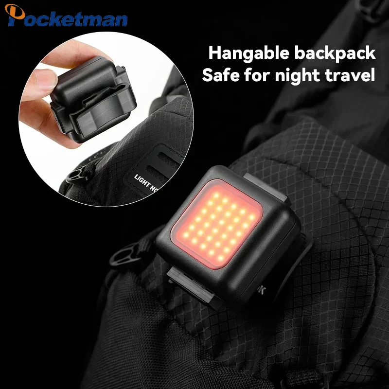 USB Rechargeable Bike Lights Mini Bike Front Lights Rear Lamp Taillight Waterproof COB Warning Flashlight Bicycle Accessories