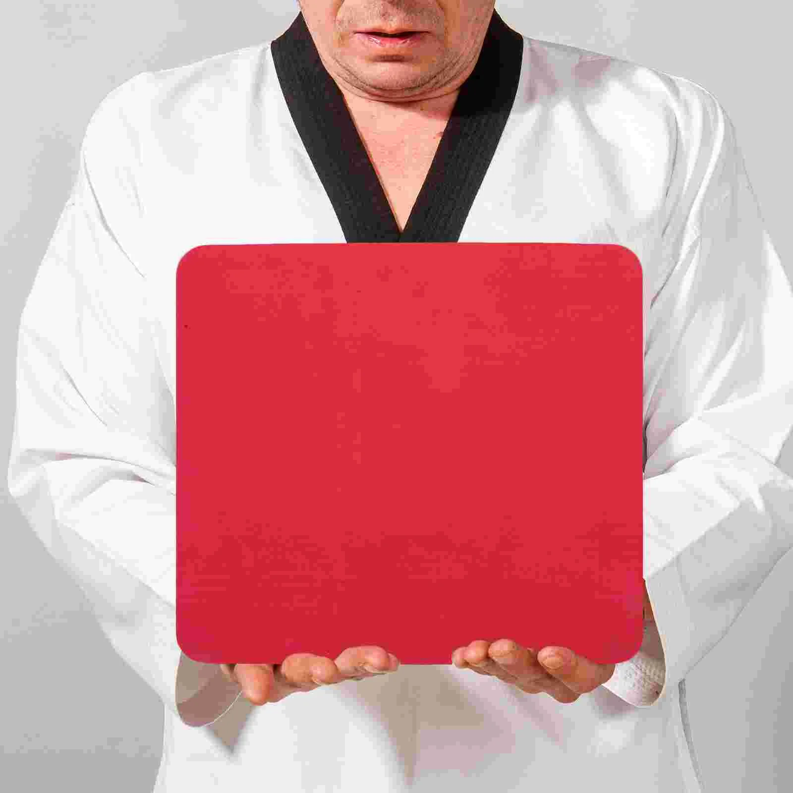

Taekwondo Breaking Board Red Color Training Equipment Portable Foam Board Martial Supplies Karate Thai Boxing