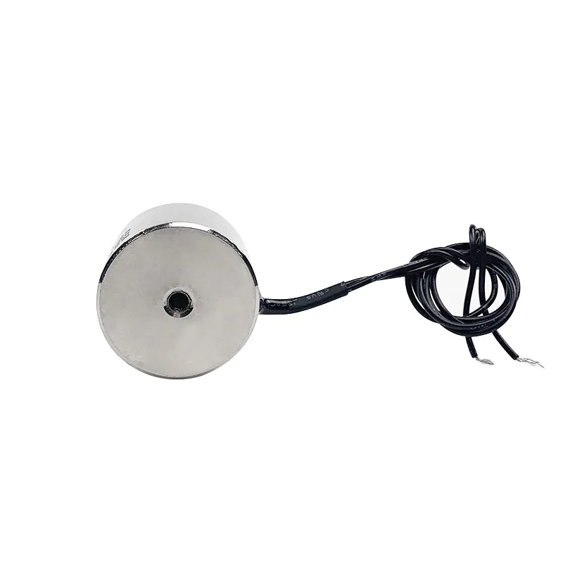 Holding Electric Magnet Lifting P30/25 Lifting 15Kg 150N Sucker DC 5V 6V 12V 24V Solenoid Electromagnet image 4