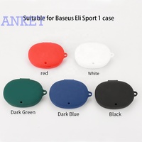 for Baseus Eli Series Sport 1 Case Silicone Earphone Cover Anti Fall Anti Dust headphone cases with Hook Cases