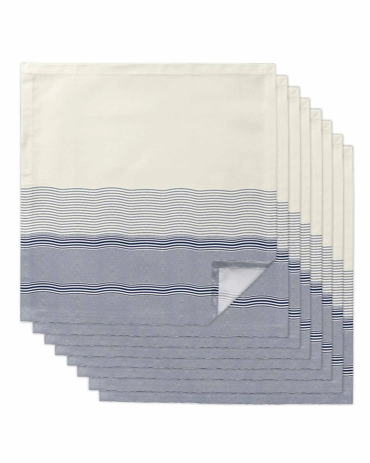 4pcs Abstract Lines Wave Gradients  Table Napkins Cloth Set Kitchen Dinner Tea Towels Table Mat Wedding Decor Napkins