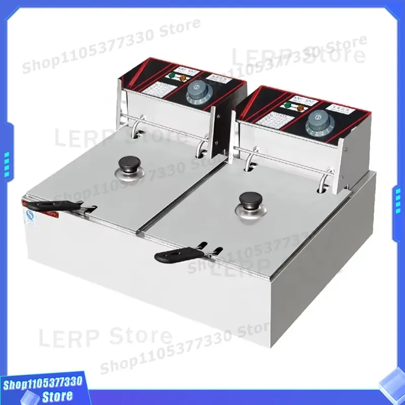 Commercial Electric Slot Fryer Machine for Chicken and Chips High Efficiency Deep Fryer for Restaurant Kitchen Use