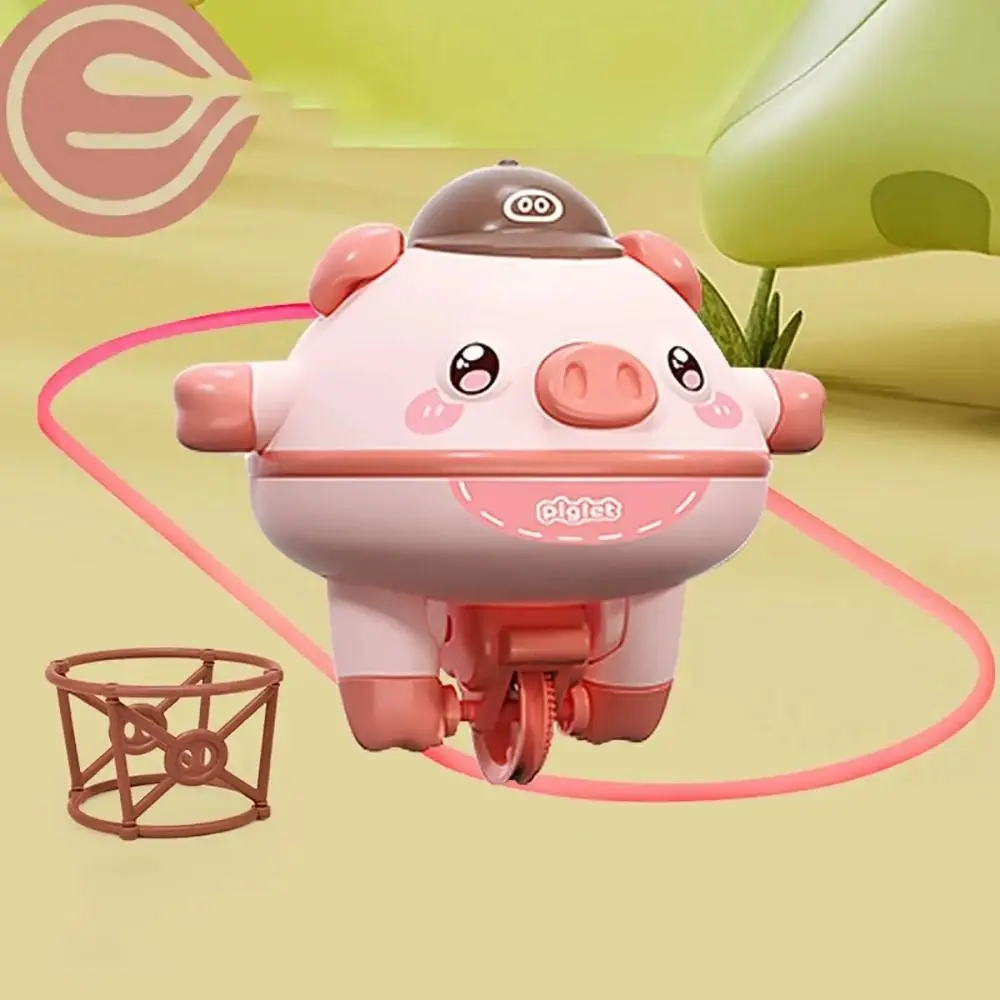 Brain Game Tumbler Balance Pig Technology Tightrope Walking Unicycle Electric Toy Cute Newest Unicycle Balance Pig Toy Kids