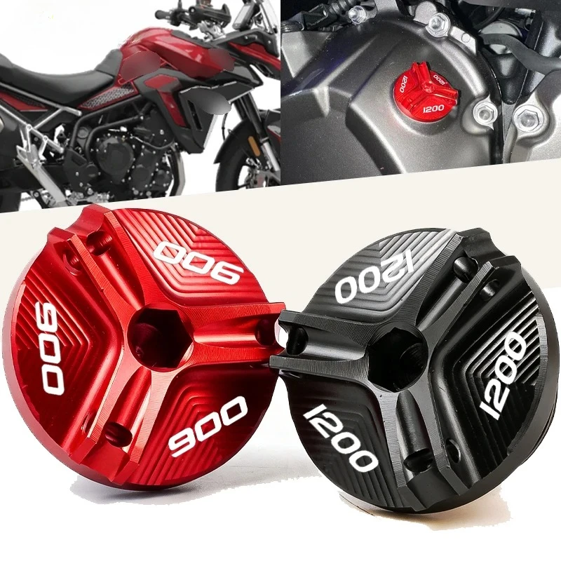 Tappo di Riempimento Olio Motore CNC per Moto Triumph Tiger 900 1200 GT/Rally Pro, TIGER Sport 660 800, Trident 660 800 (2026)