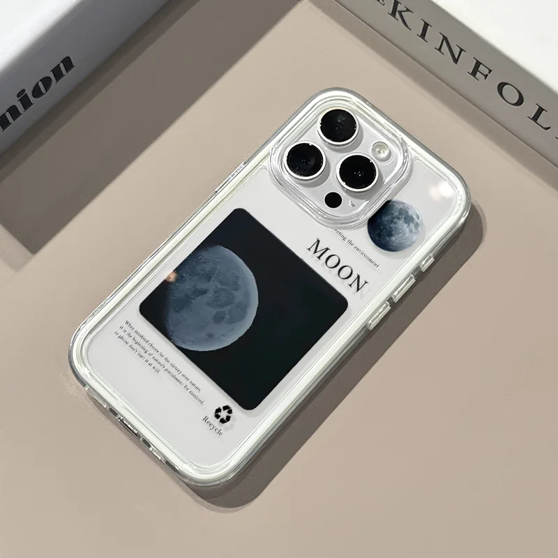 

Чехол для телефона iPhone 17 Air 16 Pro Max 15 14 13 Plus 12 11 Защита камеры ТПУ Двойной бампер Противоударный Мужской Женский Милый Закат