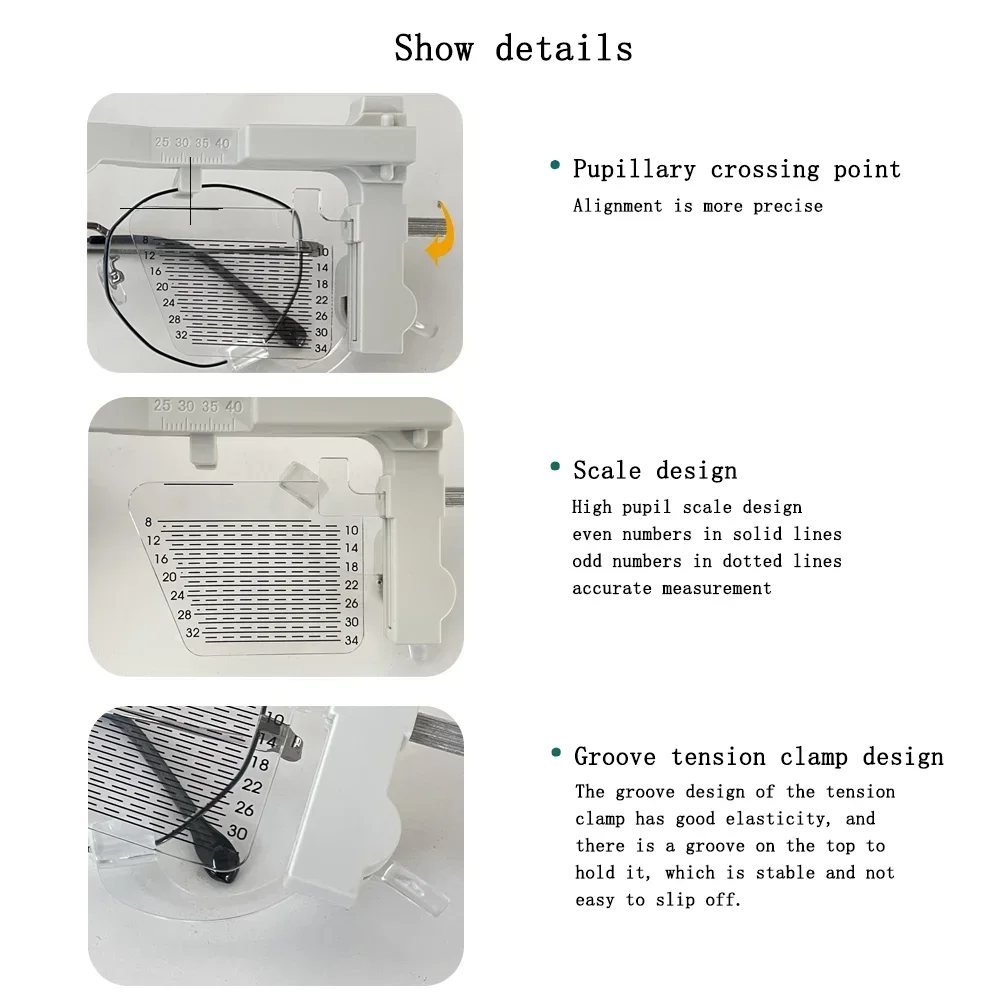 Optical Equipment CE Approved PH Pupil Height Distance Meter Glasses Ruler PD-8