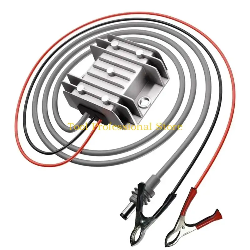 

57QF Power Converter With Clip Power Cord 12V To 30V 3.5A Converter 9V to 28V Input Step Up Power Adapter Cord