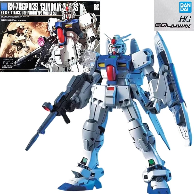 

Оригинальный комплект модели Bandai Gundam, аниме-фигурка HGUC 1/144 RX-78 Gundam GP03S, фигурки героев, игрушки, коллекционные подарки для детей
