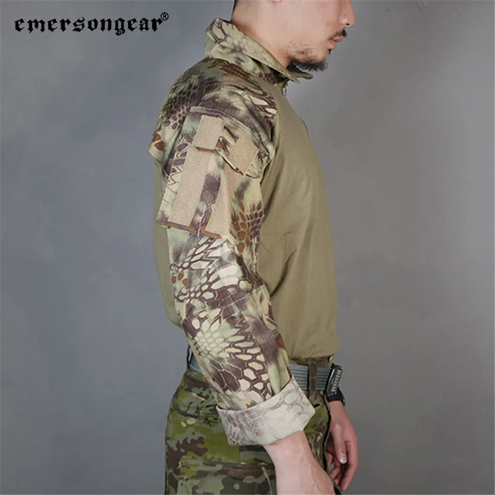 Imagem -05 - Emersongear-camisas de Combate g3 Tático de Manga Comprida Masculina Gen3 Tops Camuflagem T-shirt Caça Airsoft Exterior Caminhadas Treinamento mr