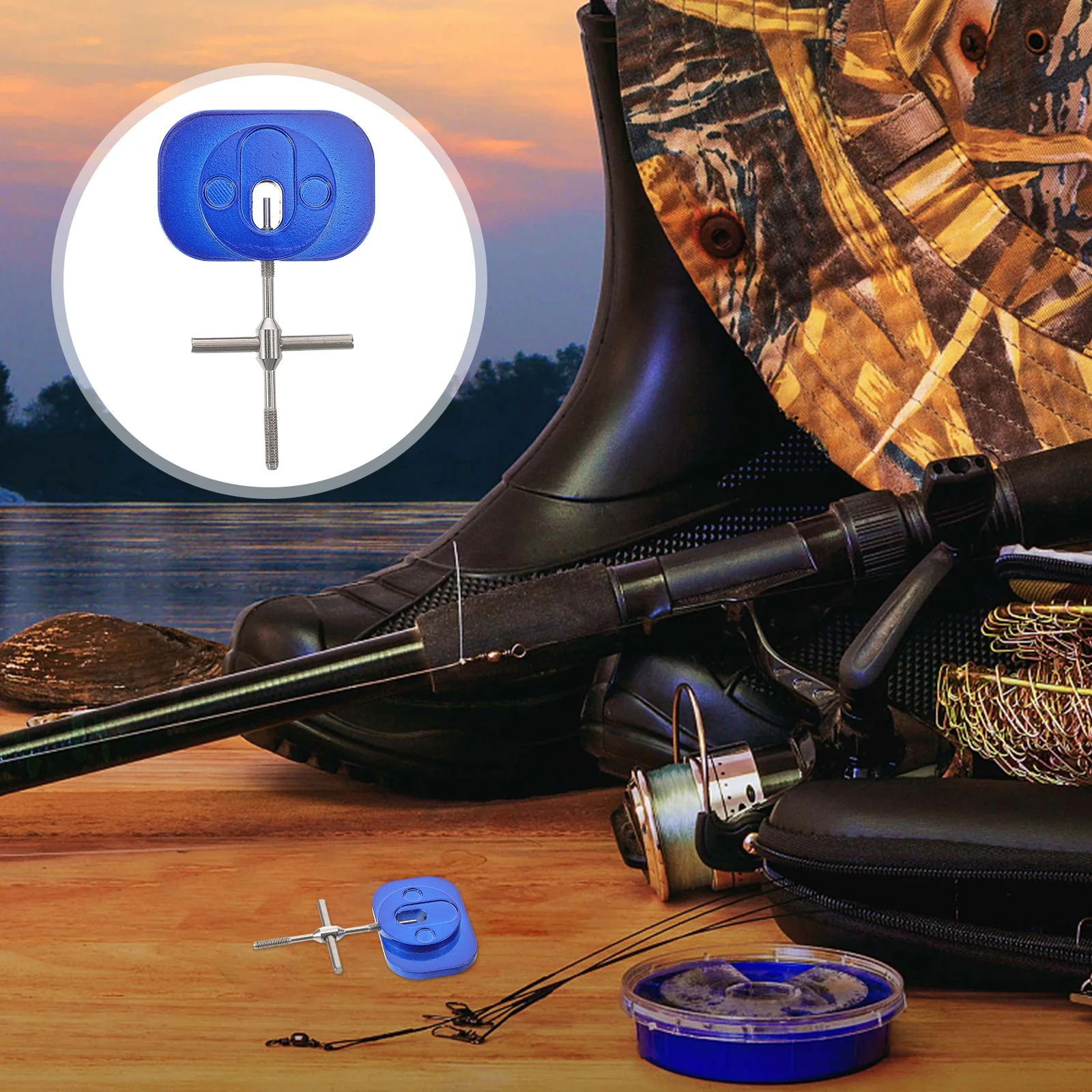

Aluminium Alloy Fishing Reel Bearing Pin Remover Tool Lightweight Spool Puller Maintenance Bearing Thimble Fishing