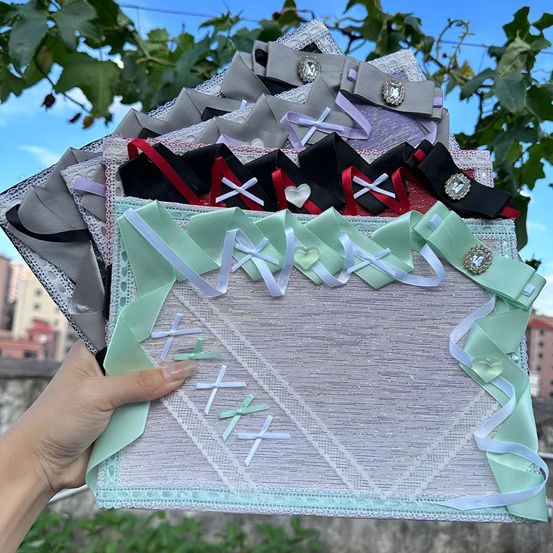 

Доска для демонстрации значков для косплея, для сумок Ita, ручная работа, с лентами и кружевом, вставка для демонстрации значков, декор для косплея