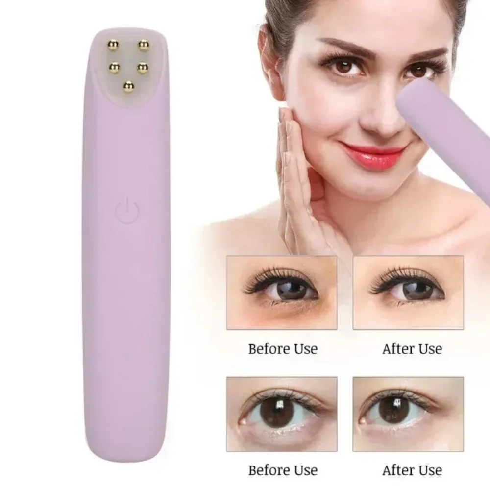 Portable Sleep Band Electric Eye Massager RF Vibration EMS Wrinkle Removal Eye Care Tool Massager Purple Eyes Nursing Equipment