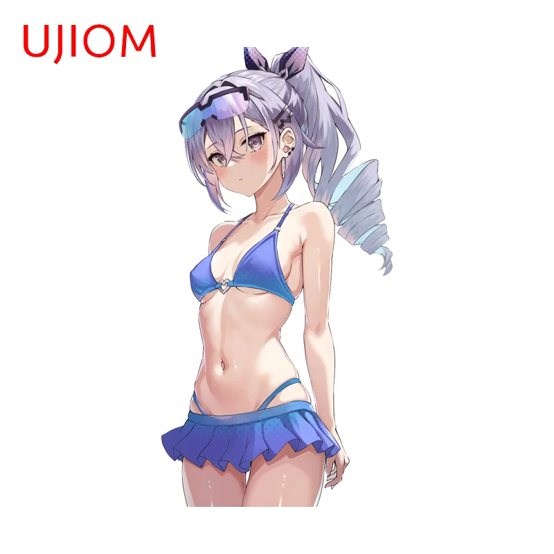 UJIOM Silver Wolf Bikini Girl Wall Sticker Honkai Star Rail HD Pattern Scratch Proof Vinyl Decal Unique Storage Flask Wallpaper