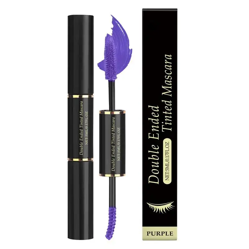 Volumizing Mascara มาสคาร่า Double-Ended กันน้ํา Volumizing ยาวนาน Lift Curling Eye Makeup