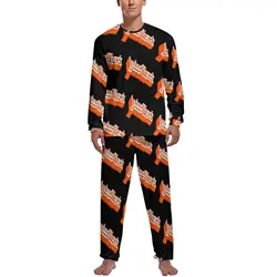 Judas Priest Pajamas Autumn 2 Pieces Music Band Lovely Pajamas Set Man Long Sleeves Home Design Nightwear