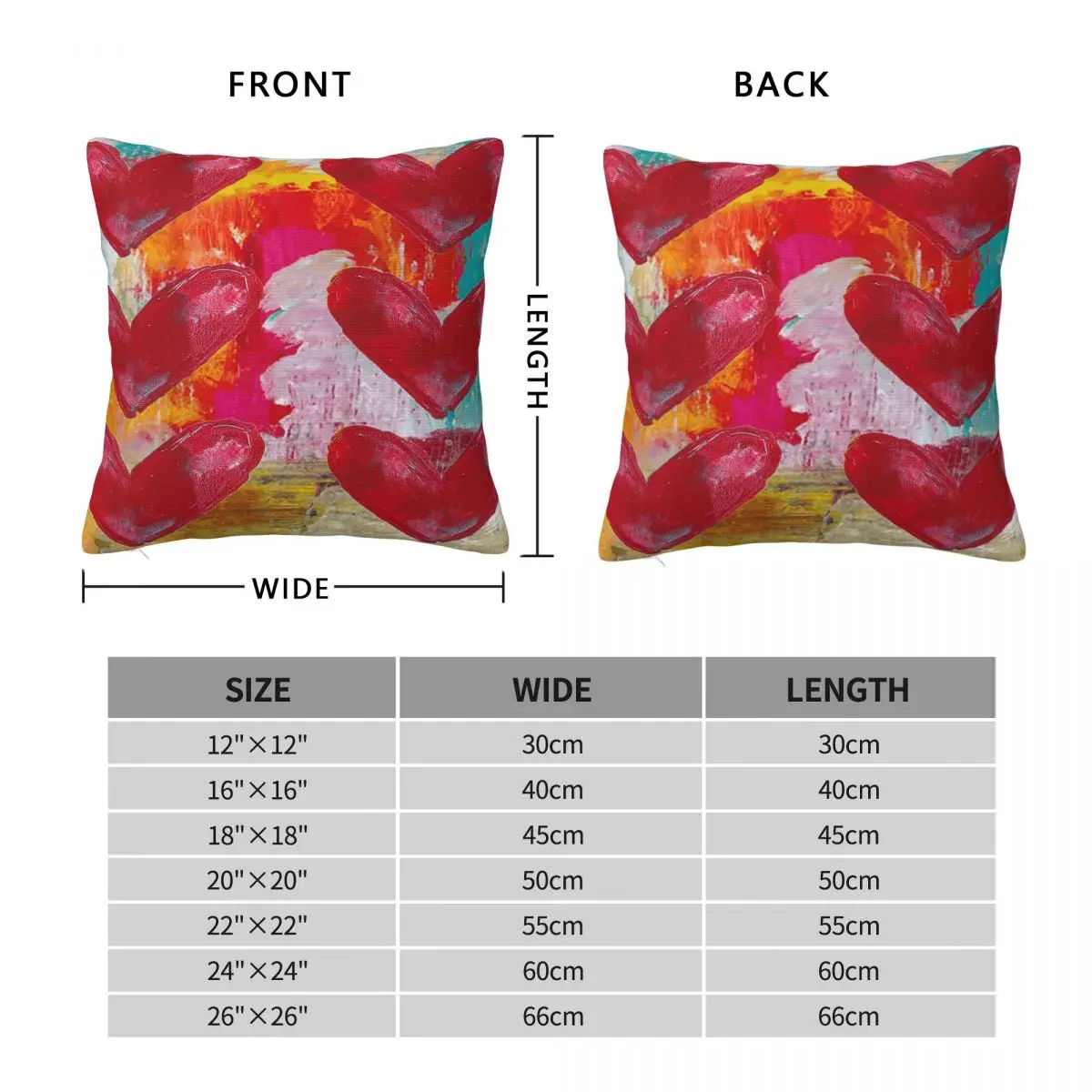 So Much Love Square Pillowcase Polyester Linen Velvet Creative Zip Decor Throw Pillow Case Home Cushion Cover