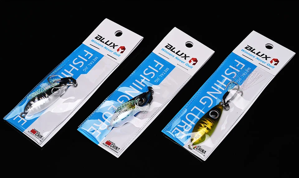 BLUX Flyspoon Metall Jig Löffel Angelköder 30G Künstlicher Köder Shore Hard Slow Jigging Longcast Wolfsbarsch Thunfisch Salzwasser Tackle – Detail 9
