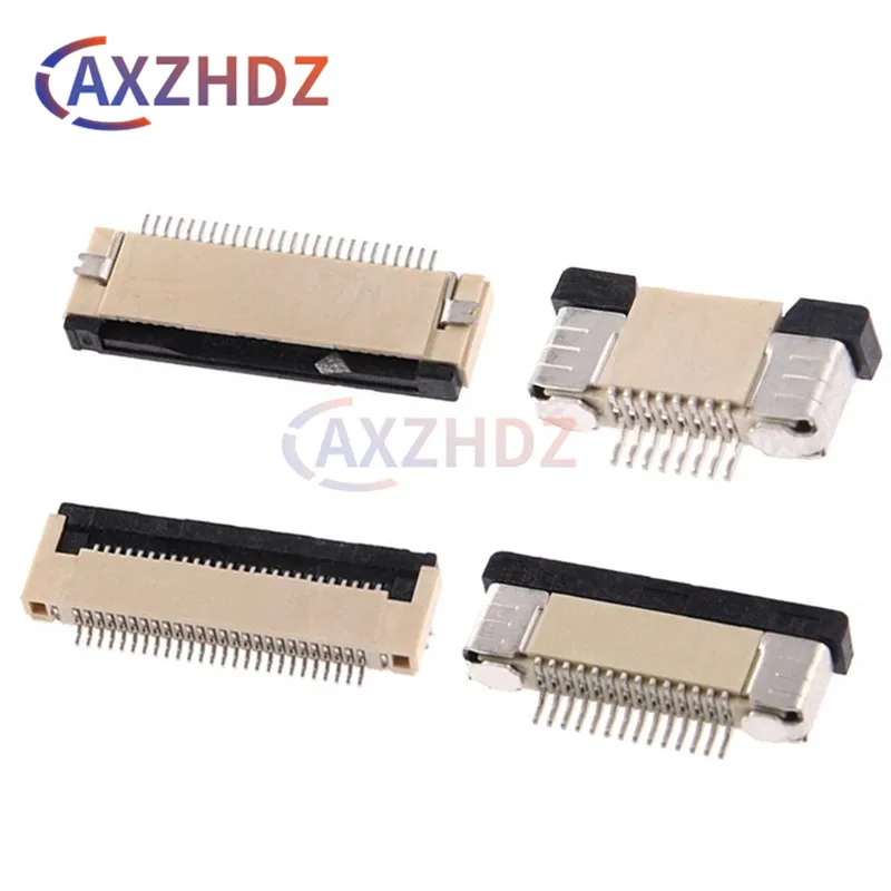 

10PCS 0.5mm Upper / Lower Contact 4Pin - 60Pin FPC FFC Flat Cable Connector Socket 5P 6P 8P 10P 12P 14P 16P 20P 30P 40P 50P 54P