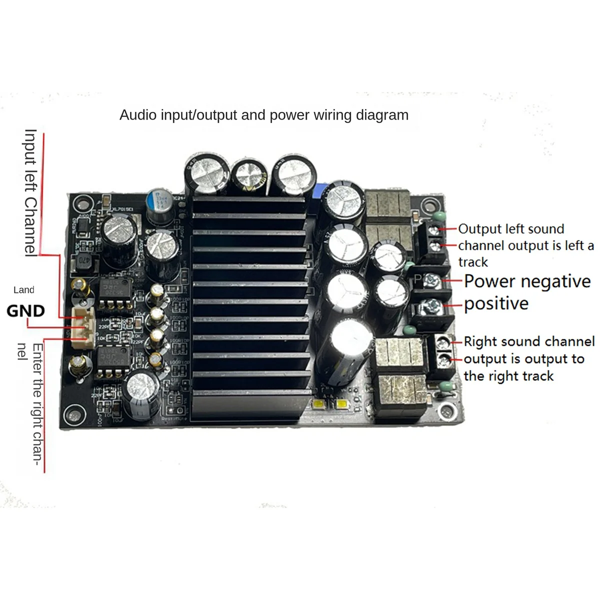 

Stylish-TPA3255 Fever Level HIFI Digital Amplifier Board 300W+300W High-Power Board 2.0 Channel Stereo Class D Board