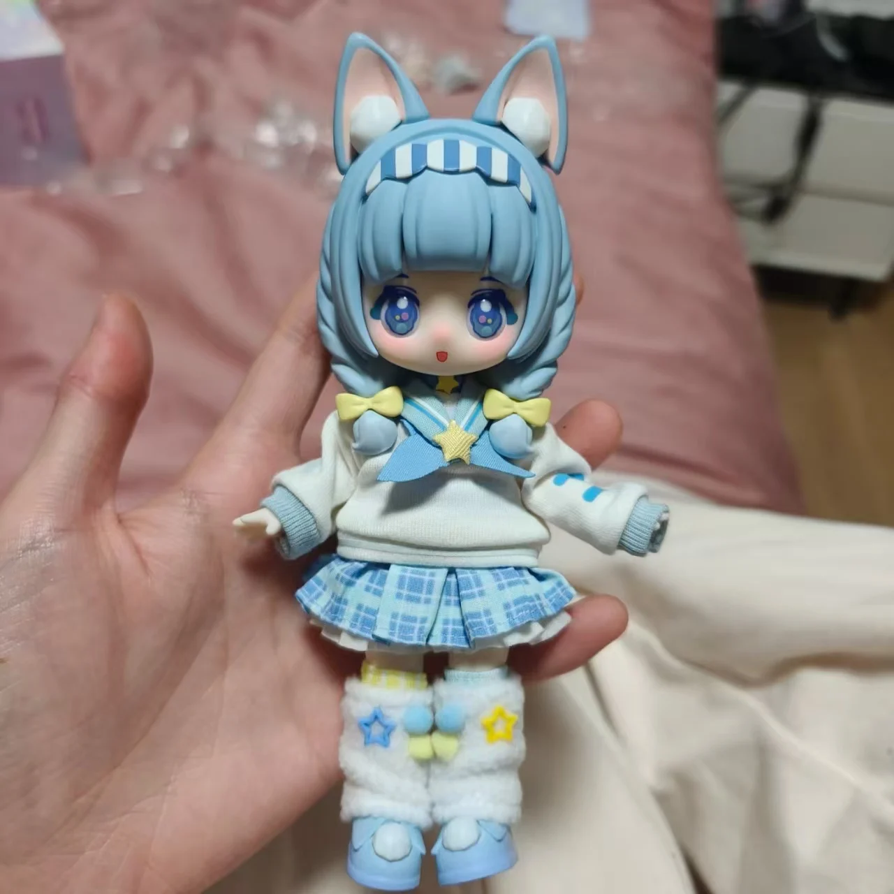 

Коллекционная шарнирная кукла Nyzaii Sweet Fantasy 1/12: Электронный питомец BJD, загадочная коробка, подвижные фигурки аниме-персонажей, модель Kawaii, подарок-игрушка