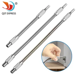 195mm/295mm Flexible Shaft Metal Drill Screwdriver Bit Holder Connect Link Multitul Hex Shank Extension Snake Bit