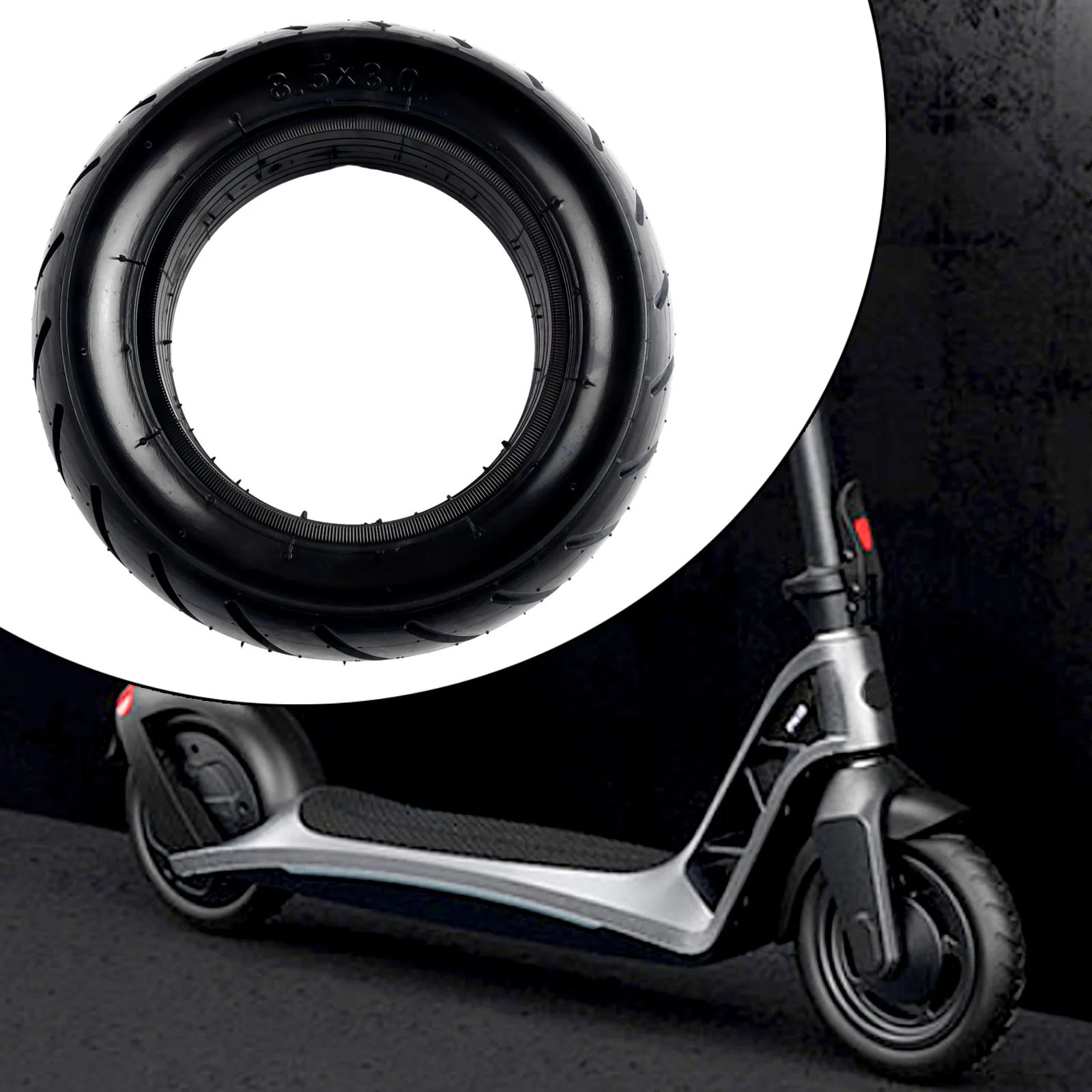 

1pc Solid Tyre 1120g Replace Tyre Upgrade Scooter with 8 5x3 Solid Tyre for 8/9 8/9 PRO Electric Scooter