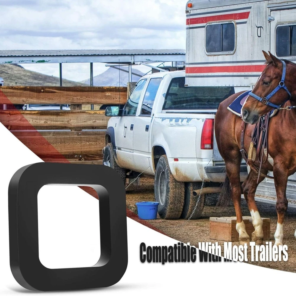 Hitch Buffer Rubber Pad Noise Cancelling Hitch Pads Hitch Ball Cushion Pad Pressure Resistance 4M Pa Reduces Friction