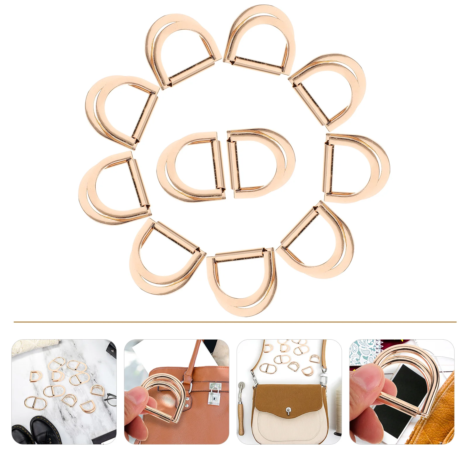 

10 шт., кольца, металлические пряжки, прочные сменные пряжки для ремней, сумок, рюкзаков, аксессуары для одежды «сделай сам»