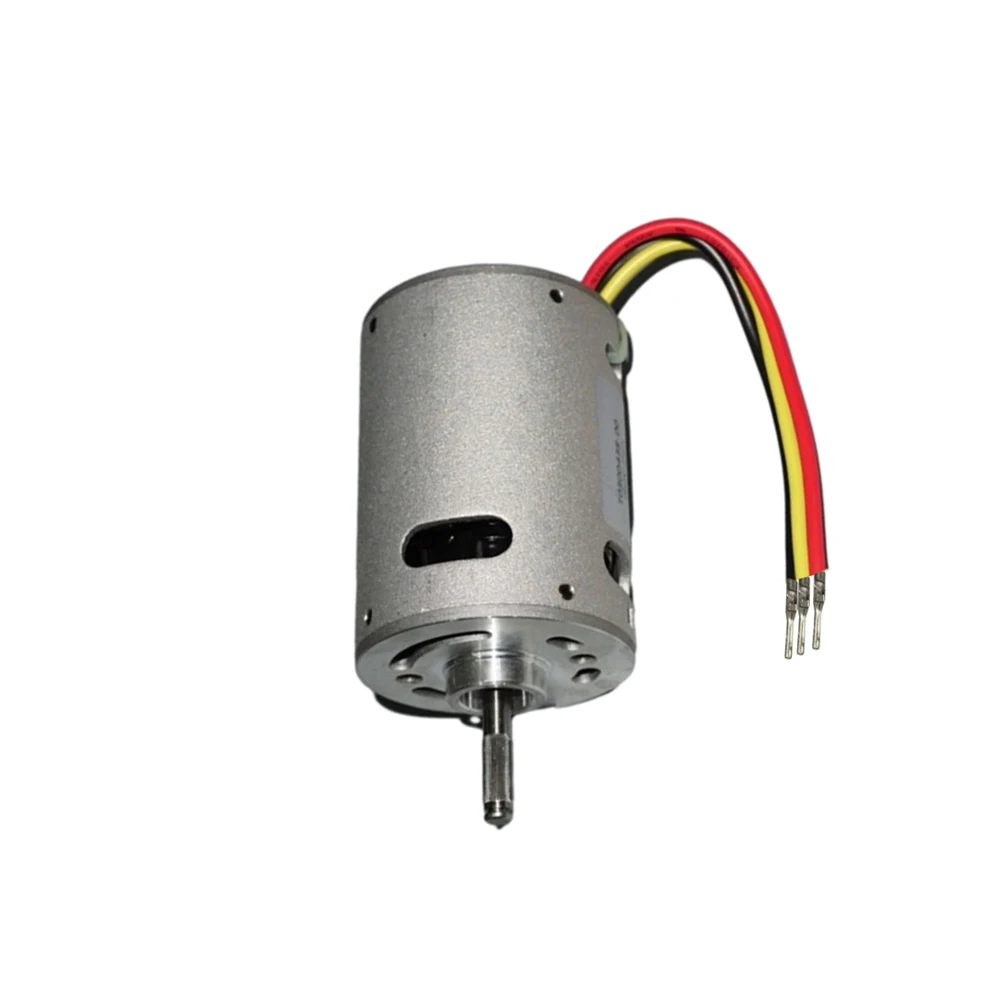 50mm Neodymium Strong Magnetic Inner Rotor Brushless Motor 12-60V Front and Rear Ball Bearing High-speed Brushless Power Motor