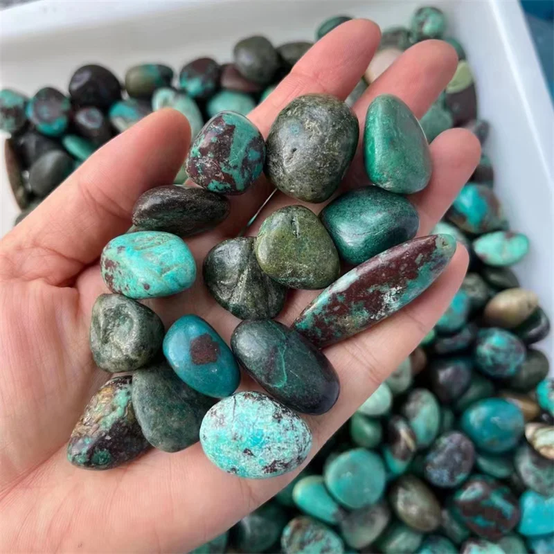 Chrysocolla Tumbled Stones Polished Quartz Gravel Natural Crystal Healing Reiki Gemstones Crafts Home Decoration