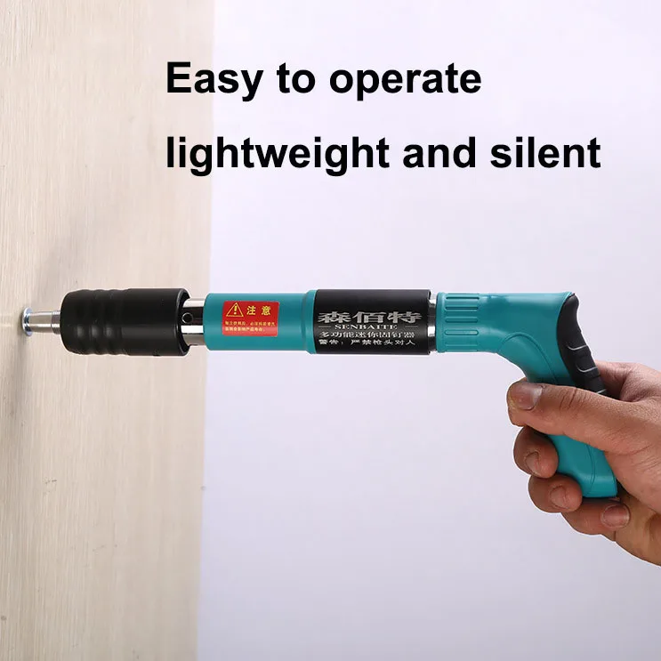 Home Decorative Stapler Ceiling Magic Device Cordless Mini Nail Gun Portable Steel Plate Nailer PPR Pipe Fixed Fastener