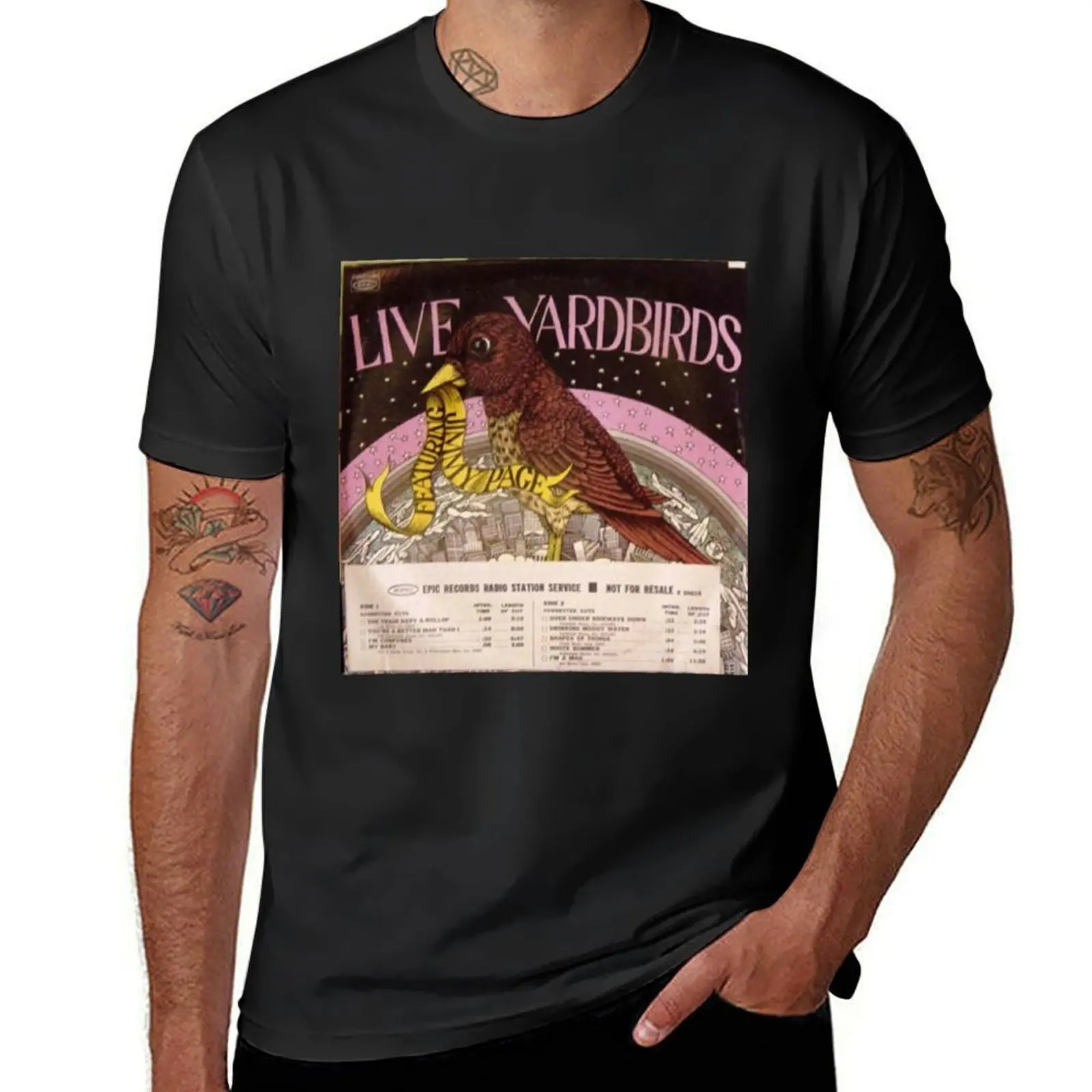 Live Yardbirds T-Shirt boys animal print Short sleeve tee tops animal prinfor boys men t shirts