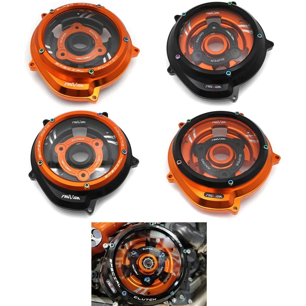 

Free Shipping Clutch Cover & Spring Retainer for KTM DUKE/ ADV 1190/1050/1090/1290 Aftermarket Motorcycle Parts Black Orange