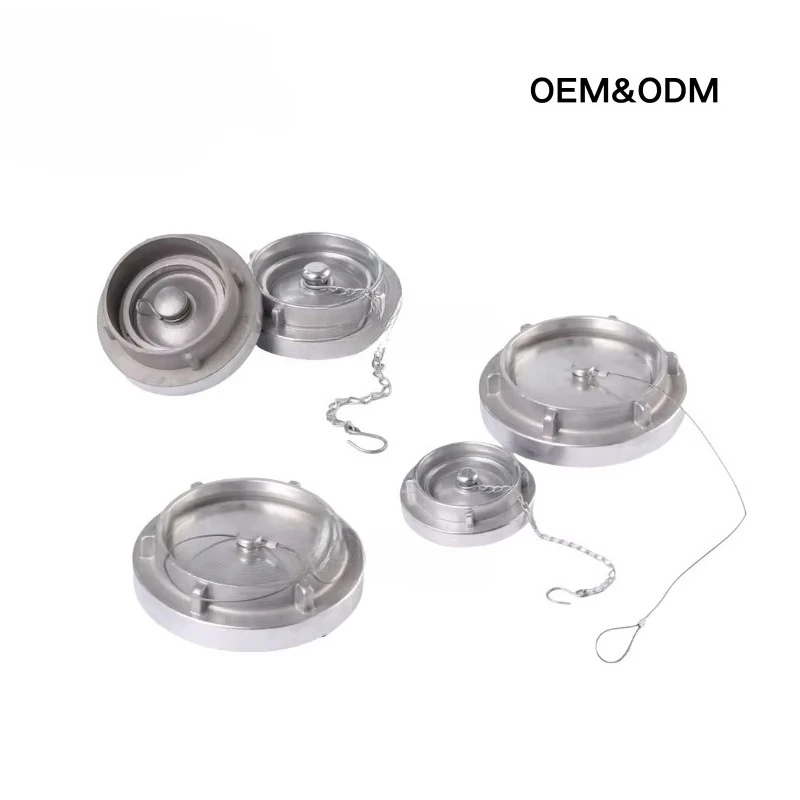 Hot Sale 1-6 Inch 16 BAR Storz Blind Cap Stainless Steel Brass Aluminum Flanged Chain German Type BSP/NST/NPT Thread