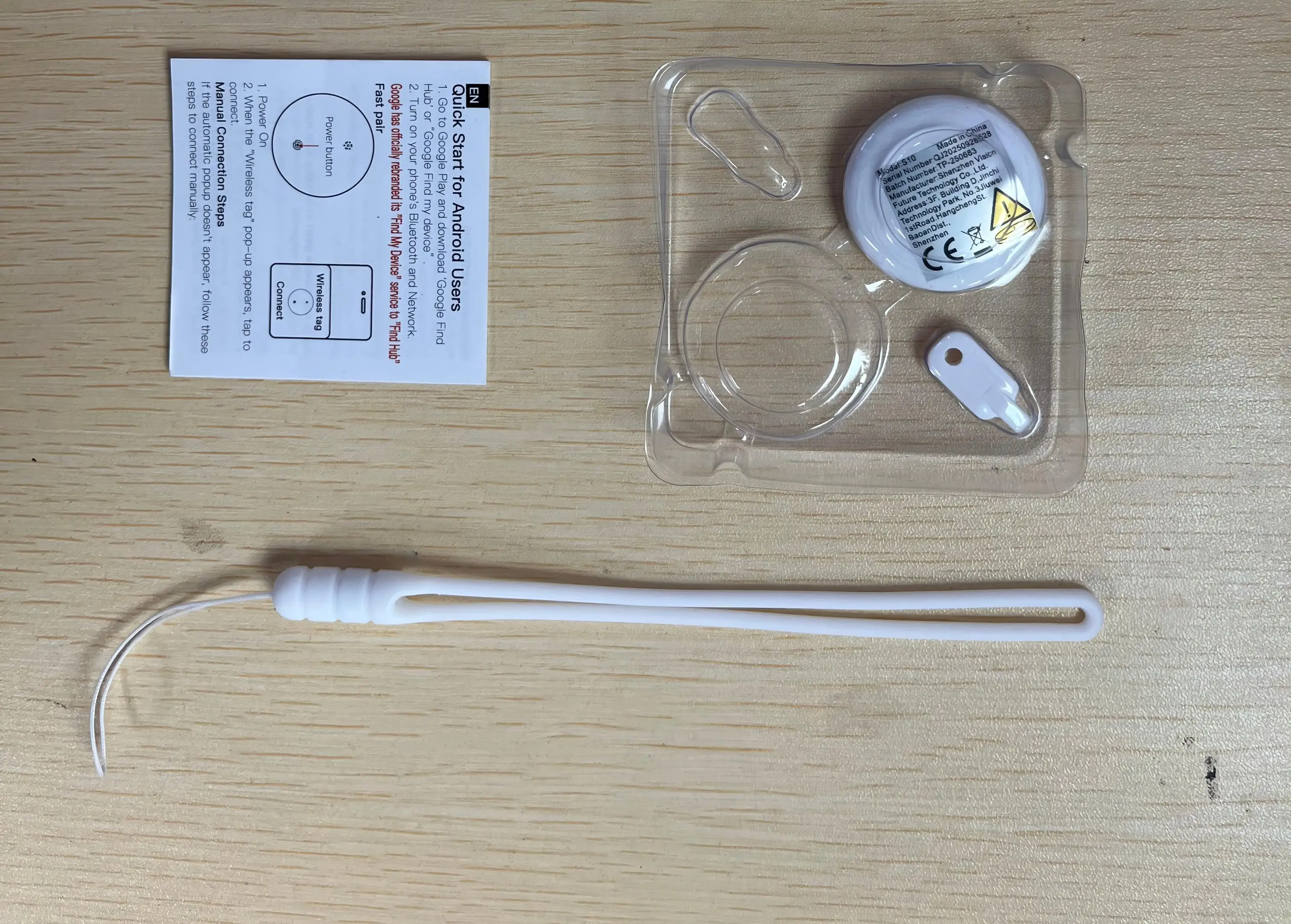 Android-exklusives Find Hub Anti-Verlust-Gerät, globaler GPS-Tracking-Tracker, langlebige Akkulaufzeit, Anrufe mit einem Klick, geeignet für Haustiere, Schlüssel, Taschen usw